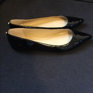 Michael Kors Black Patent Leather Flats Sz 6.5